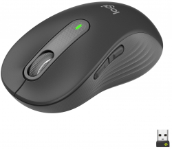 Безжична оптична мишка LOGITECH M650 Signature, черна