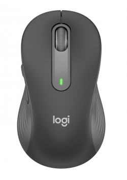 Мишка LOGITECH Signature M650 L, Bluetooth, USB, 4000dpi, Графитен