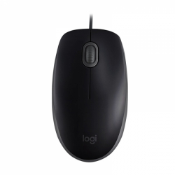 Оптична мишка Logitech B110, USB, черна