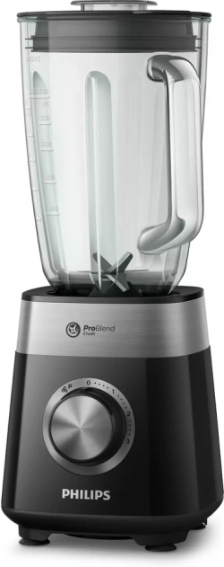  Philips Blender Philips white 800W 1.5 L glass jar black