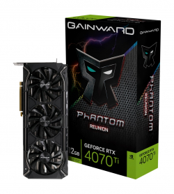 Видеокарта Gainward GeForce RTX 4070 Ti Phantom Reunion, 12GB GDDR6X