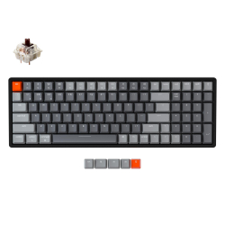 Клавиатура Keychron K4, USB, RGB LED подсветка, геймърска, механична, Черна