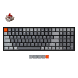 Клавиатура Keychron K4, USB, RGB LED подсветка, геймърска, механична, Черна