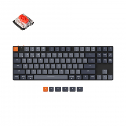 Клавиатура Keychron K1 SE TKL, USB, механична, геймърска, RGB, Черна