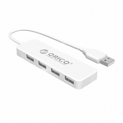 USB Хъб Orico FL01-WH USB 4 порта, бял
