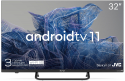 Телевизор KIVI 750N Smart, 32" Full HD, 60Hz, 8.5ms, JVC Sound, Android OS 11, LAN, WiFi