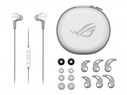 Слушалки ASUS ROG Cetra II Core, In-Ear, 3.5мм жак, 32 Ω, Микрофон, геймърски, Бели