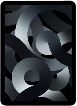 Таблет Apple iPad Air 5, 10.9" Liquid Retina, Apple M1, 8GB, 64GB, 12 MP, ВТ 5.0, Nano SIM, Type-C, Сив