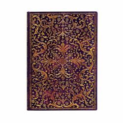 Канцеларски продукт Paperblanks Тефтер Aurelia, Midi, широки редове, мека корица, 88 листа