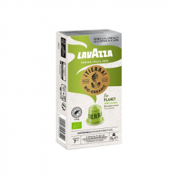 Lavazza Кафе капсула Tierra Bio Nespresso, стандарт, алуминиева, 10 броя