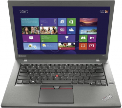 Лаптоп Lenovo ThinkPad T450, Core i5-5300U, 8GB, 180GB SATA SSD, 14" HD+ 1600x900
