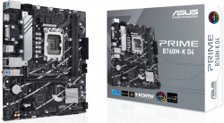 Дънна платка ASUS PRIME B760M-K D4, LGA1700, 2xDDR4, Micro ATX