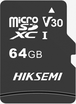 Hiksemi microSDXC 64G, Class 10 and UHS-I TLC, скрост на запис/четене: 92 - 30MB/s