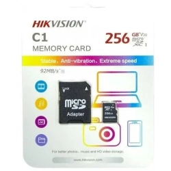 SD/флаш карта HIKSEMI microSDXC 256G, Class 10 and UHS-I 3D NAND, Up to 92MB-s read speed