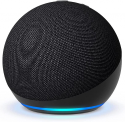 Bluetooth Колонкa Amazon Echo Dot 5, Гласов асистент, Alexa, Черен