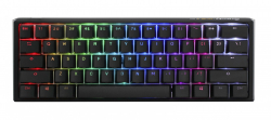 Клавиатура Ducky One 3, геймърска, механична, Cherry MX Clear, RGB, черна