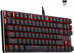 Клавиатура Redragon K590-BK_RD, геймърска, механична, Red Switches, черна