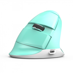 Мишка Delux M618mini Безжична-Bluetooth, зелена/Синя