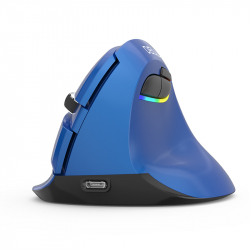 Безжична мишка DELUX M618mini, Bluetooth, синя