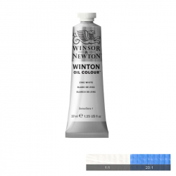 Канцеларски продукт Winton Маслена боя, Zink White, 37 ml