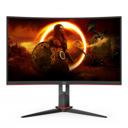 Монитор AOC CQ27G2U-BK, 27" 2560x1440, LED, VA, 4ms, 144Hz, HDMI, DP, USB