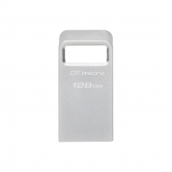 USB флаш памет KINGSTON DataTraveler Micro, 128GB, USB-A 3.2 Gen 1, Сребрист