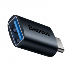 Кабел/адаптер Baseus Ingenuity ZJJQ000003 от USB-C мъжко към USB женско, тъмносин