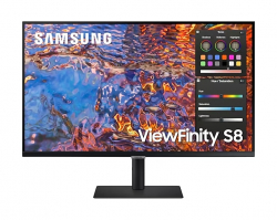 Монитор Samsung 32B800, 32" 4K UHD, IPS, 5ms, Flicker Free, 350cd/m2, 60Hz