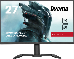 Монитор Геймърски IIYAMA GB2770HSU-B5, 27'', IPS IGZO, 16:1, 1920x1080, 250 cd/m2, 165Hz