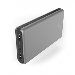 Батерия за смартфон Hama ALU15HD, 15000 mAh, USB-A, USB-C, Сребрист
