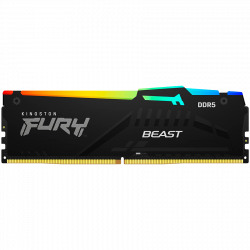 Памет Kingston DRAM 64GB 5600MT-s DDR5 CL36 DIMM (Kit of 2) FURY Beast RGB EXPO