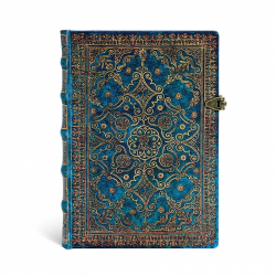 Канцеларски продукт Paperblanks Тефтер Azure, Midi, широки редове, твърда корица, 120 листа