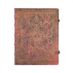 Канцеларски продукт Paperblanks Тефтер Carmine, Ultra, широки редове, твърда корица, 72 листа