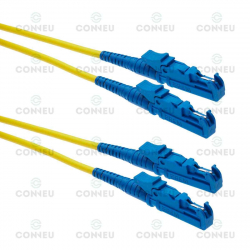 Оптична пач корда Пач корда E2000/UPC-E2000/UPC, сингъл мод, дуплекс, 6м