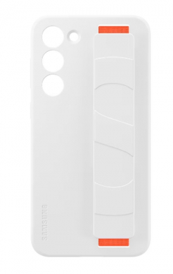 Калъф за смартфон Samsung S23+ S916 Silicone Grip Case, White