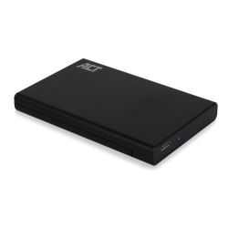 Кутия/Чекмедже за HDD ACT AC1225, SATA, 2.5", USB-C 3.2 Gen2, Черен