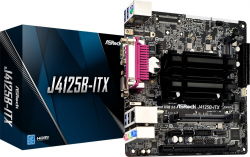 Дънна платка ASRock J4125B-ITX, FCBGA1090, 2x DDR4, Mini ATX