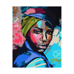 Foska Комплект рисуване по номера Маргаритки, 40 x 50 cm