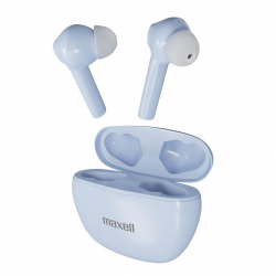 Слушалки MAXELL Dynamic True Wireless, Bluetooth 4.2, 16Ω, 20.000Hz, Сини с докинг кутийка