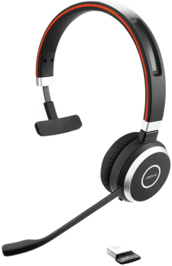 Слушалки Jabra EVOLVE 65 SE моно слушалка, MS, Bluetooth, USB-A