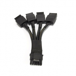 Кабел/адаптер Makki преходник Cable Adapter 4xPCI-E 8pin to PCI-E Gen.5 12pin 12VHPWR
