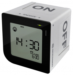Станция Настолен будилник Bresser FlipMe Alarm Clock, сребрист