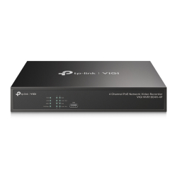 Видеорекордер NVR TP-Link VIGI NVR1004H-4P PoE+ 4-канален