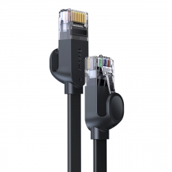 Мрежов кабел Baseus WKJS000001, Cat 6, 1Gbps, 1.5м, Черен