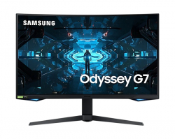 Монитор Samsung C32G75TQ, 31.5" 2560x1440 QHD, LED, VA, 240Hz, 1ms, HDMI, DP, USB