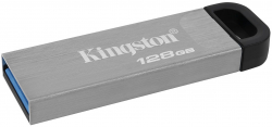 USB флаш памет Kingston DT Kyson, 128GB, 200MB/s, USB 3.2, Сребрист