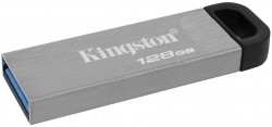 Kingston DT Kyson, 128GB, 200MB/s, USB 3.2, Сребрист