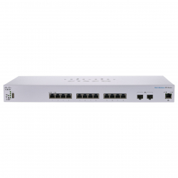 Комутатор/Суич Cisco CBS350 Managed 12-port 10GE, 2x10G SFP+ Shared