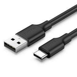 Кабел/адаптер Кабел Ugreen, USB 2.0 Type-A към USB Type-C, 2A, 480Mbps, Черен