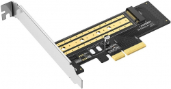 Адаптер за разширителна карта Ugreen PCIe 3.0 x4 към M.2 NVMe drive CM302 - черен